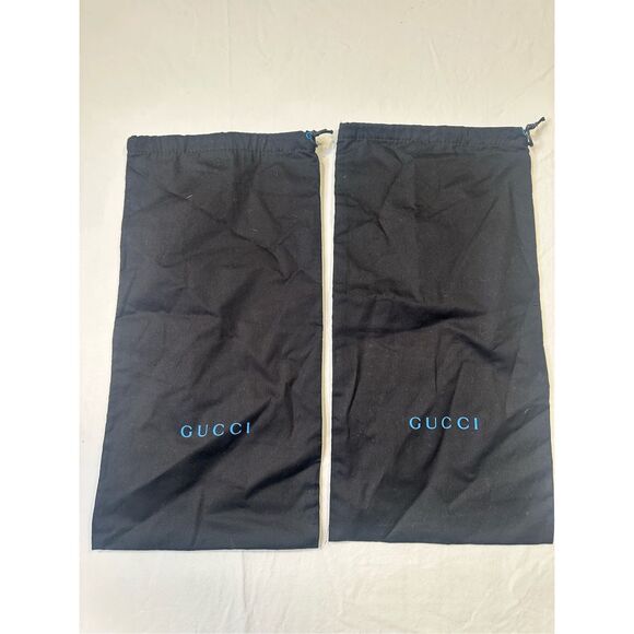 Gucci Handbags - Gucci black two shoe dust bags, 9 x 17.5